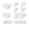 Hama 00221017 Kabelmanager Universal Kabelkanal Weiß 4 Stück