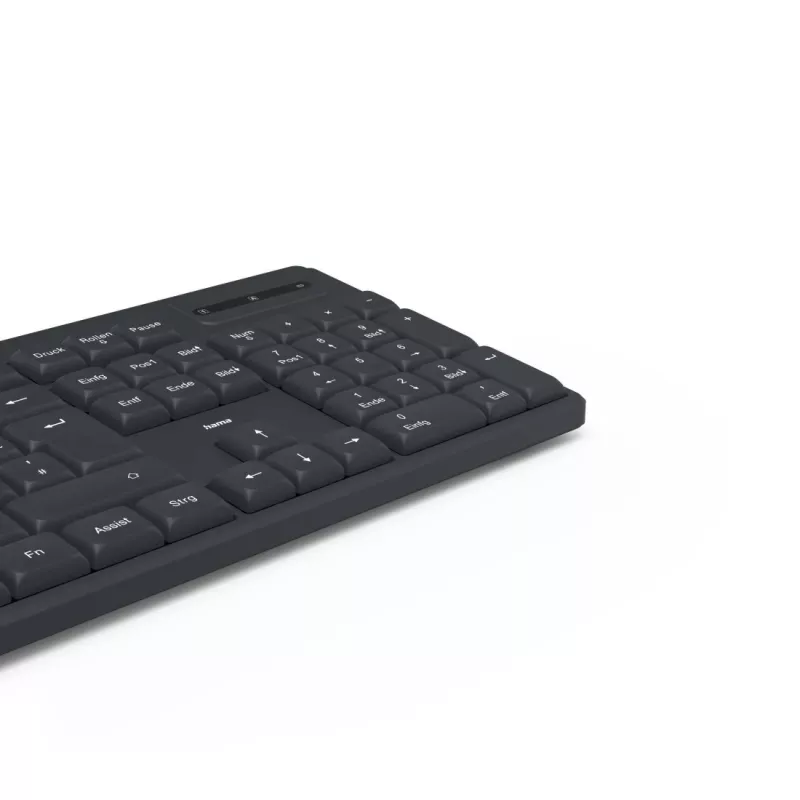 Hama WK-200 Tastatur Home/Office RF Wireless QWERTZ Deutsch Schwarz