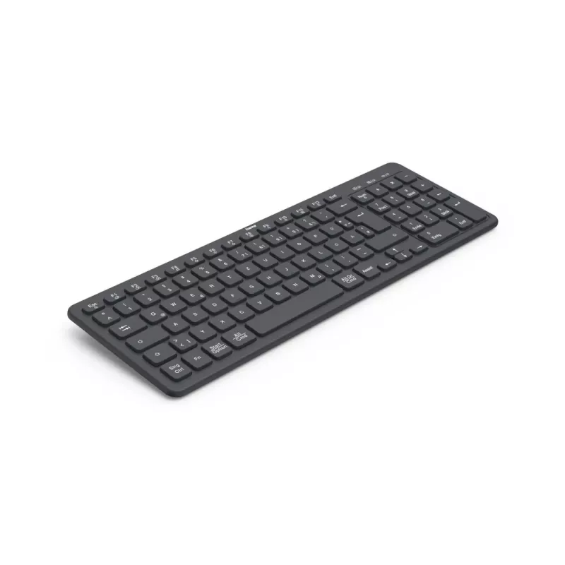Hama WK-300 Tastatur Home/Office RF Wireless + Bluetooth QWERTZ Schwarz