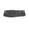 Hama WK-900 Ergo Tastatur Home/Office RF Wireless + Bluetooth QWERTZ Deutsch Schwarz, Blau, Dunkelgrau