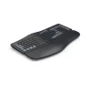 Hama WK-900 Ergo Tastatur Home/Office RF Wireless + Bluetooth QWERTZ Deutsch Schwarz, Blau, Dunkelgrau
