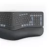 Hama WK-900 Ergo Tastatur Home/Office RF Wireless + Bluetooth QWERTZ Deutsch Schwarz, Blau, Dunkelgrau