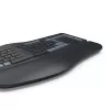 Hama WK-900 Ergo Tastatur Home/Office RF Wireless + Bluetooth QWERTZ Deutsch Schwarz, Blau, Dunkelgrau