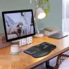 Hama WK-900 Ergo Tastatur Home/Office RF Wireless + Bluetooth QWERTZ Deutsch Schwarz, Blau, Dunkelgrau