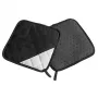 Topflappen-Set Lurch 00070091, 2 Stk., 20×20 cm, Baumwolle/Polyester/Silikon, hitzebeständig bis 315 °C