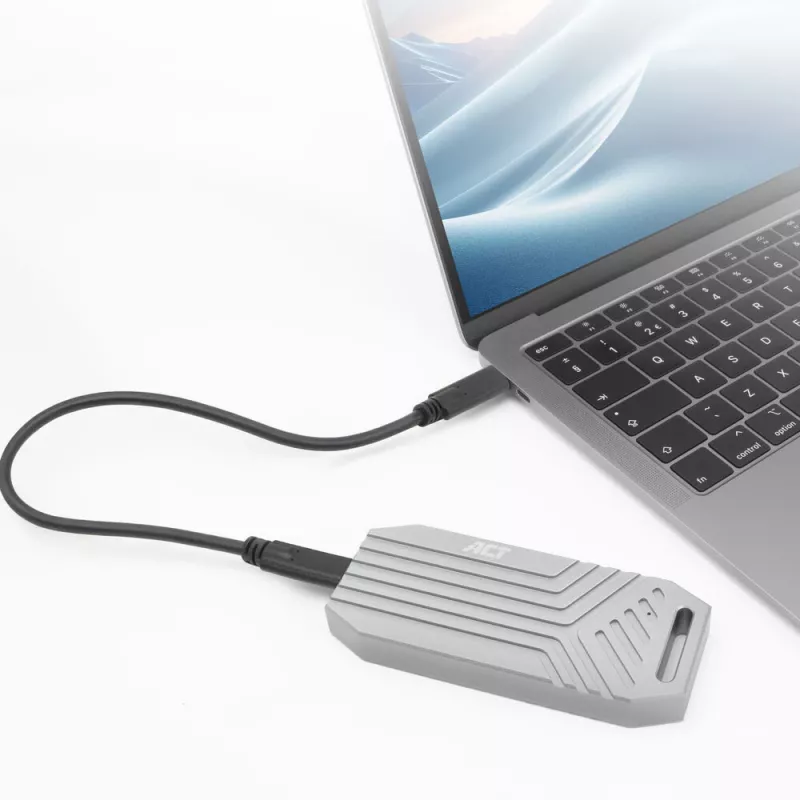 ACT USB 40 Gbit/s M.2 2280 NVMe / PCIe SSD-Gehäuse, werkzeuglos