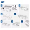 ACT USB 40 Gbit/s M.2 2280 NVMe / PCIe SSD-Gehäuse, werkzeuglos