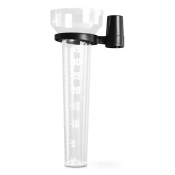 Hama 00185863 Regenmesser 3.5 cm Schwarz, Transparent
