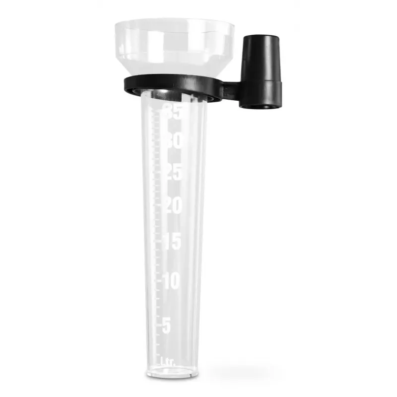 Hama 00185863 Regenmesser 3.5 cm Schwarz, Transparent