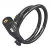 Hama 00178137 Fahrradschloss Schwarz 650 mm Kabelschloss