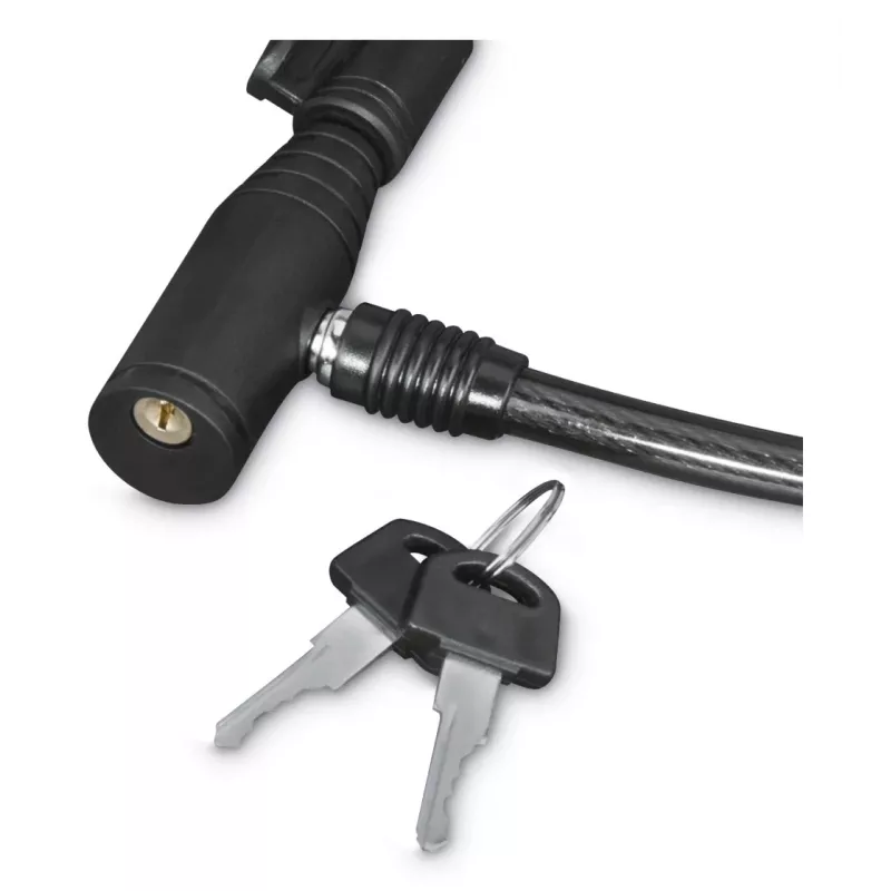 Hama 00178137 Fahrradschloss Schwarz 650 mm Kabelschloss