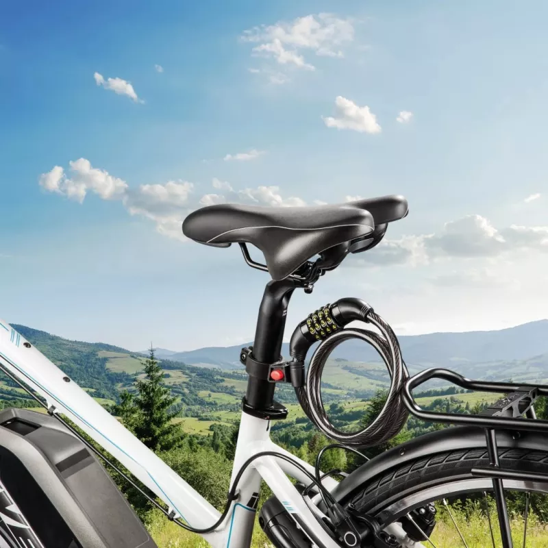 Hama 00178135 Fahrradschloss Schwarz 1200 mm Kabelschloss