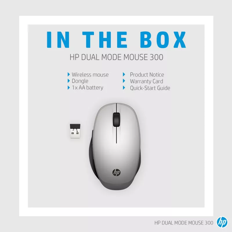 HP Dual Mode Maus RF Wireless Bluetooth