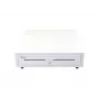 Kassenschublade EQUIP 351011, manuelle/automatische Kassenschublade, 4 Geldschein- / 8 Münzfächer, Metall, weiß, 420×405×110 mm