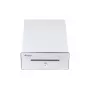 Equip Kassenschublade für Kassensysteme (POS), 4 Geldschein-/4 Münzfächer, herausnehmbare Münzschlitze, RJ11-Anschluss, Aluminium