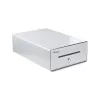 Equip Kassenschublade für Kassensysteme (POS), 4 Geldschein-/4 Münzfächer, herausnehmbare Münzschlitze, RJ11-Anschluss, Aluminium