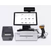 Equip Kassenschublade für Kassensysteme (POS), 4 Geldschein-/4 Münzfächer, herausnehmbare Münzschlitze, RJ11-Anschluss, Aluminium