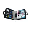WEDO personal organizer 58 601 — Dokumentenmappe aus Kunststoff und Polyester für A4 mit Visitenkartenfach, schwarz