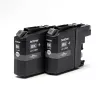 Brother LC123BK 2er-Pack, Schwarz, Pigmentbasierte Tinte, 1 Stk., 600 Seiten, 600 Seiten, Multipack