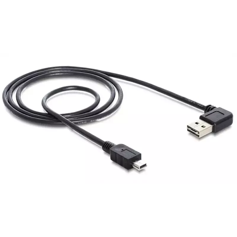 USB-Kabel DeLOCK 5m USB 2.0 A - Mini-USB m/m 83381 Schwarz