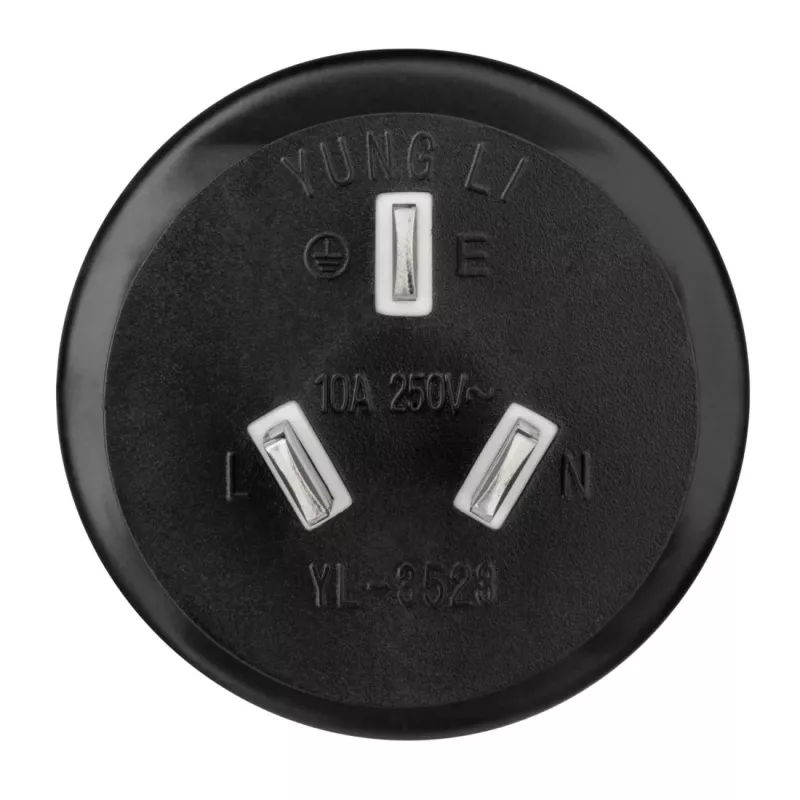 Hama 00108882 Reisestecker Typ F auf Typ I (AU) Schwarz