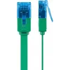 Flaches Patchkabel Goobay CAT 6A U/UTP Grün 0,5 m