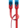 Flaches Patchkabel Goobay CAT 6A U/UTP Rot 0,5 m
