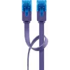 Flaches Patchkabel Goobay CAT 6A U/UTP Violett 0,5 m