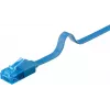 Flaches Patchkabel Goobay CAT 6A U/UTP Blau 1m