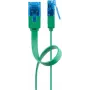 Goobay CAT 6A Flach-Patchkabel U/UTP 1m Grün RJ-45