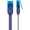 Flach-Patchkabel Goobay CAT 6A U/UTP Violett 1m