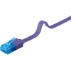 Flach-Patchkabel Goobay CAT 6A U/UTP Violett 1m