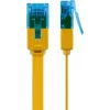 Flaches Patchkabel Goobay CAT 6A U/UTP Gelb 2m