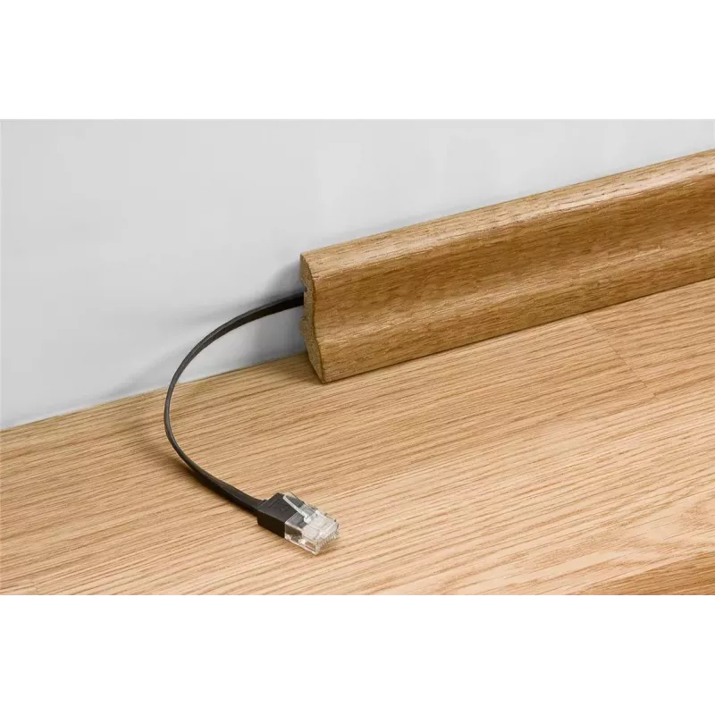 Flaches Patchkabel Goobay CAT 6A U/UTP Weiß 2 m