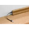 Flach-Patchkabel Goobay CAT 6A U/UTP Blau 3m