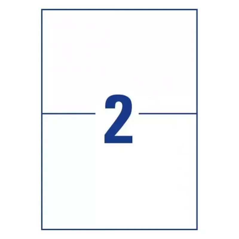 Etikettenblätter Avery Zweckform Modell 6176 – bedruckbare Blätter 210 × 148 mm, Packungsformat