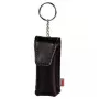 Hama USB-Stick-Etui „Fashion“, schwarz, Etui für USB-Stick, Kunstleder, Schwarz, Rot