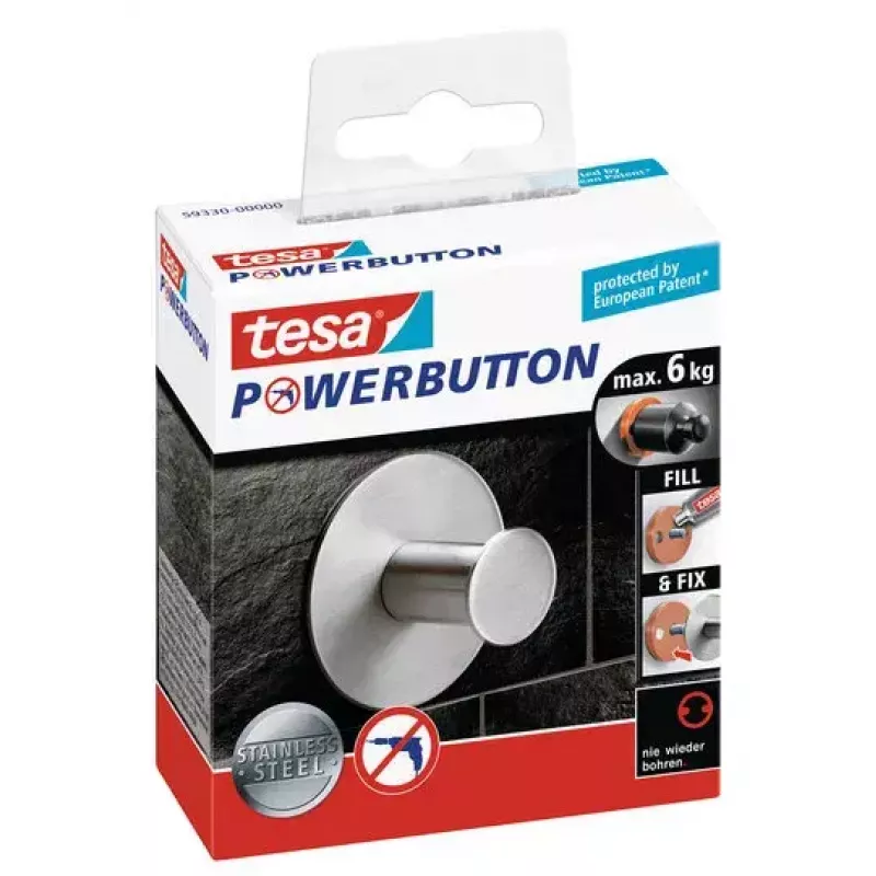 Handtuchhaken TESA Powerbutton 59330