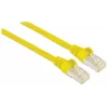 Intellinet Netzwerk-Patchkabel, Cat6, 10m, Gelb, Kupfer, S/FTP, LSOH/LSZH, PVC, RJ45, vergoldete Kontakte, Knickschutz, Tüllenstecker, lebenslange Garantie