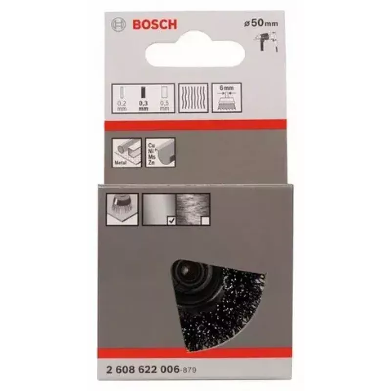 Topfbürste Bosch 2 608 622 006 Durchmesser 5 cm Drahtstärke 0,3 mm