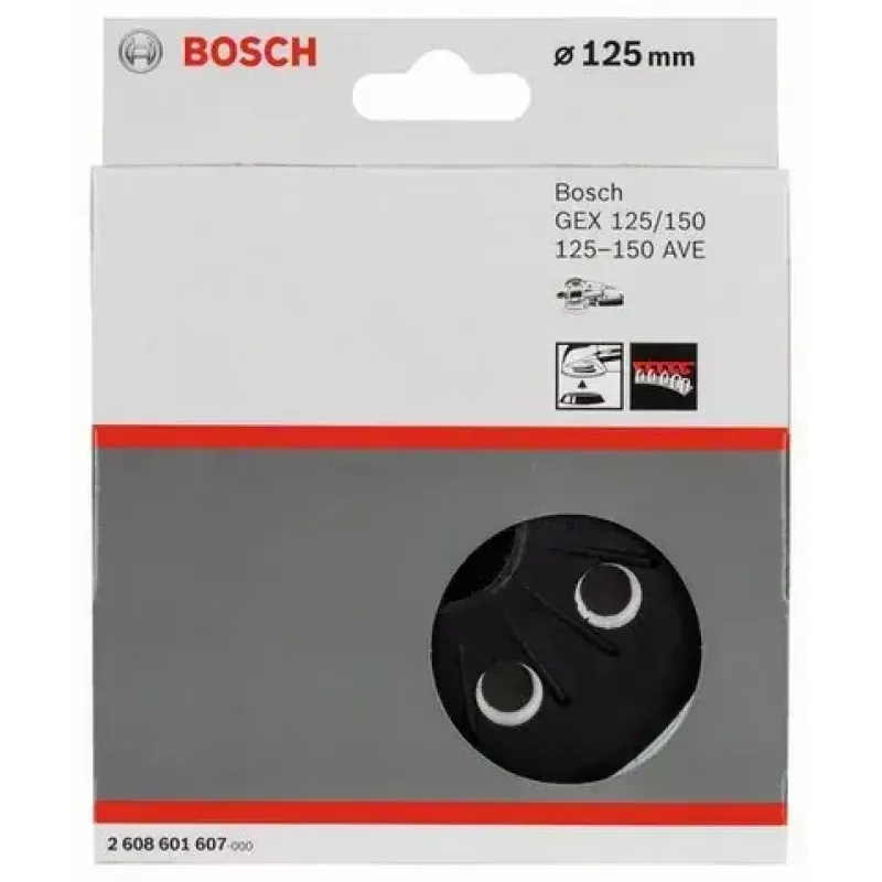 Schleifpad Bosch 2 608 601 607 125 mm x 125 mm 1 Stück