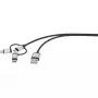 USB-Kabel Renkforce RF-4600467 0,5m USB A USB C/Micro-USB B/Lightning Grau