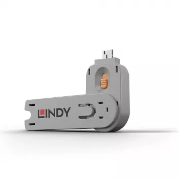 Lindy USB Typ-A Portblocker-Schlüssel, Orange