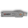 Lindy USB Typ-A Portblocker-Schlüssel, Orange