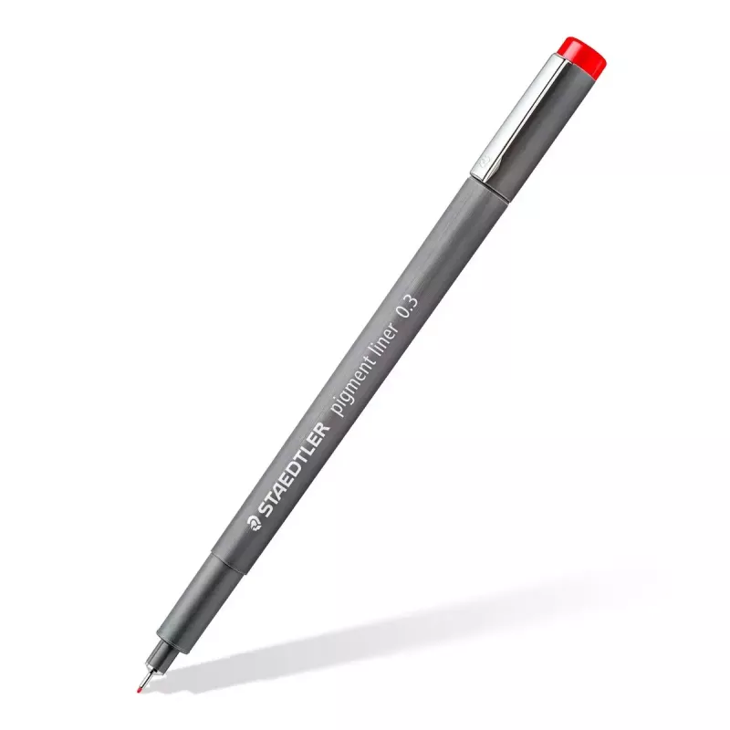 Fineliner Staedtler Pigment Liner 30803-SSB6 Blau Braun Grün Orange Rot Violett
