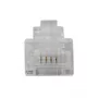 ACT RJ11 (6P/4C) Modular-Stecker für Rundkabel mit Litzenleitern