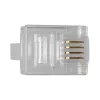 ACT RJ11 (6P/4C) Modular-Stecker für Rundkabel mit Litzenleitern