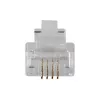 ACT RJ11 (6P/4C) Modular-Stecker für Rundkabel mit Litzenleitern
