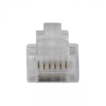 ACT RJ12 (6P/6C) Modularstecker für Flachkabel