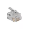 Modulare Steckverbinder Intronics RJ-12 M TD106M ACT Rundkabel Volldraht im Beutel 25 Stück